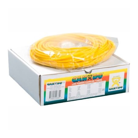 Fabrication Enterprises CanDo Low Powder Exercise Tubing, Yellow, 100' Roll/Box 1322818